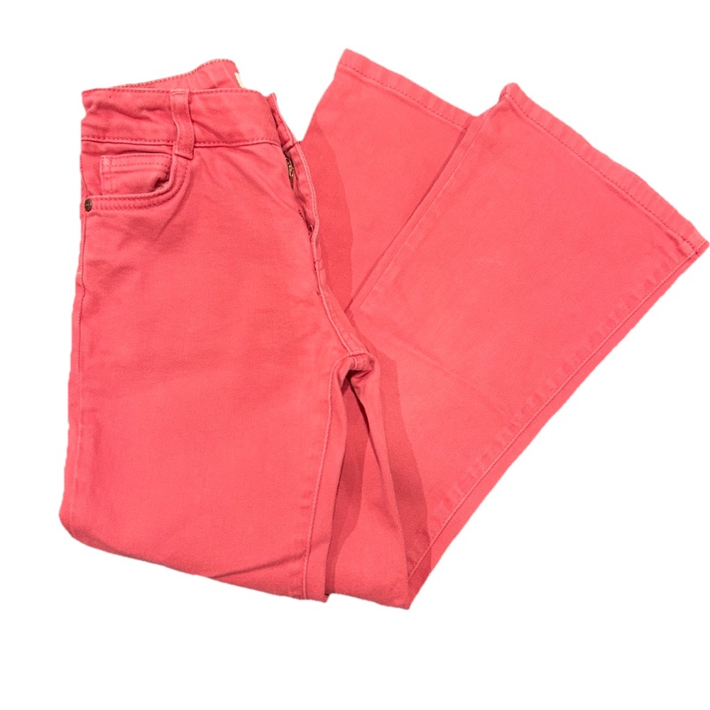Mini Boden Dark Pink Wide-Leg Jeans